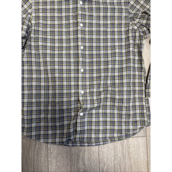 DULUTH Trading Co Men’s BLUE GRAY Stripe Long sleeve Shirt Size L - Picture 3 of 12